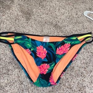 Floral bathing suit bottoms